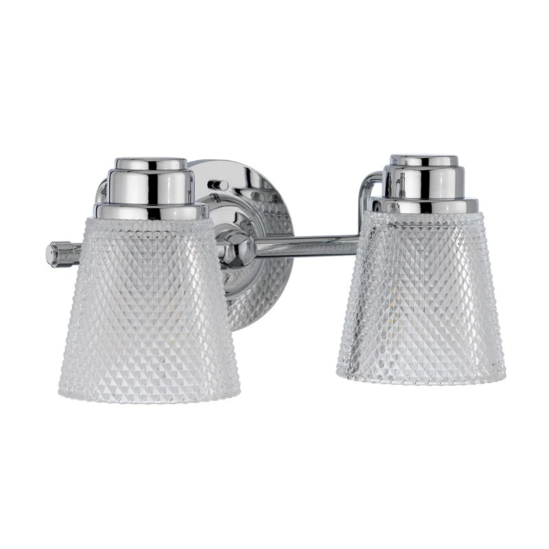 Quintiesse LED Badkamerarmatuur Hudson | 3W 3000K 300Lm 830 | IP44 | Dimbaar | Polished Chrome